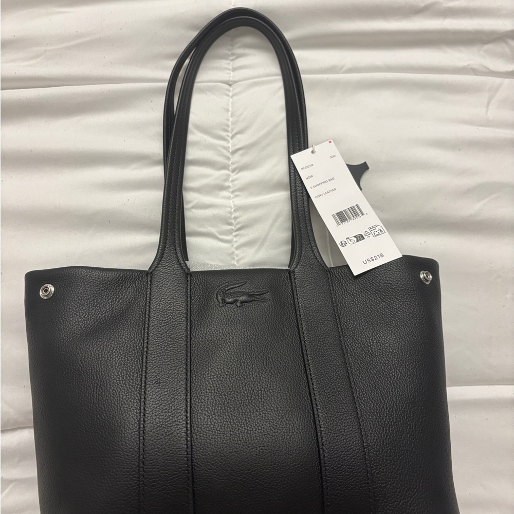 Lacoste small Black Tote Bag